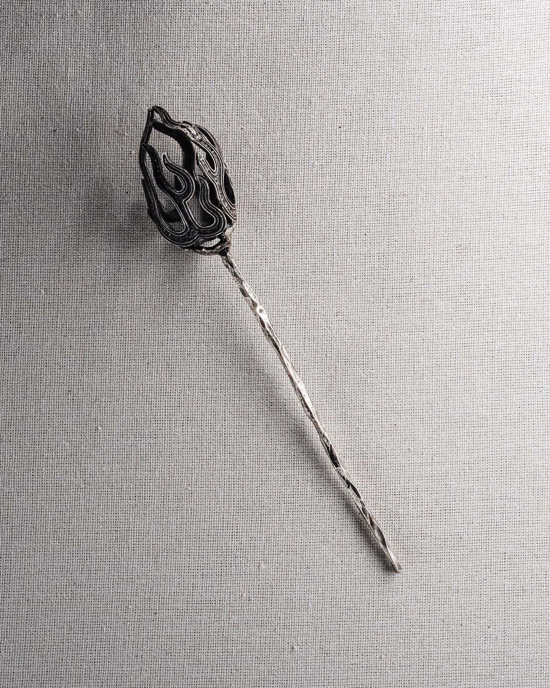 Fire hair pin