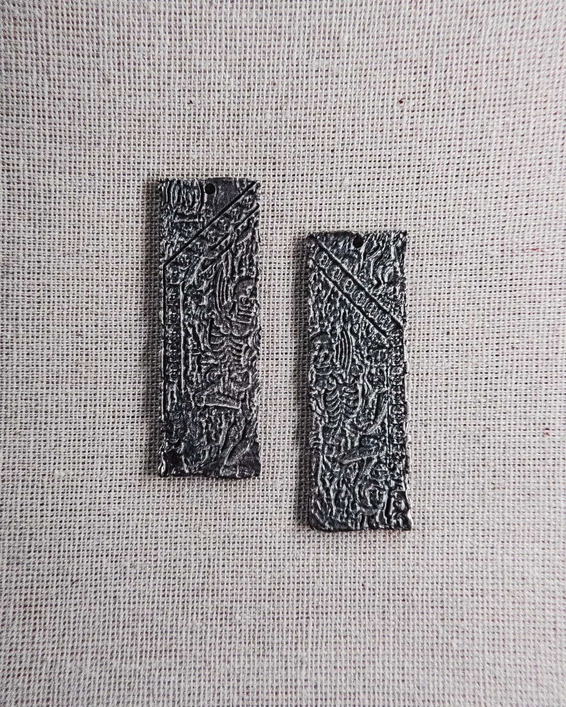 Lord and Lady of the Cemetery earrings
