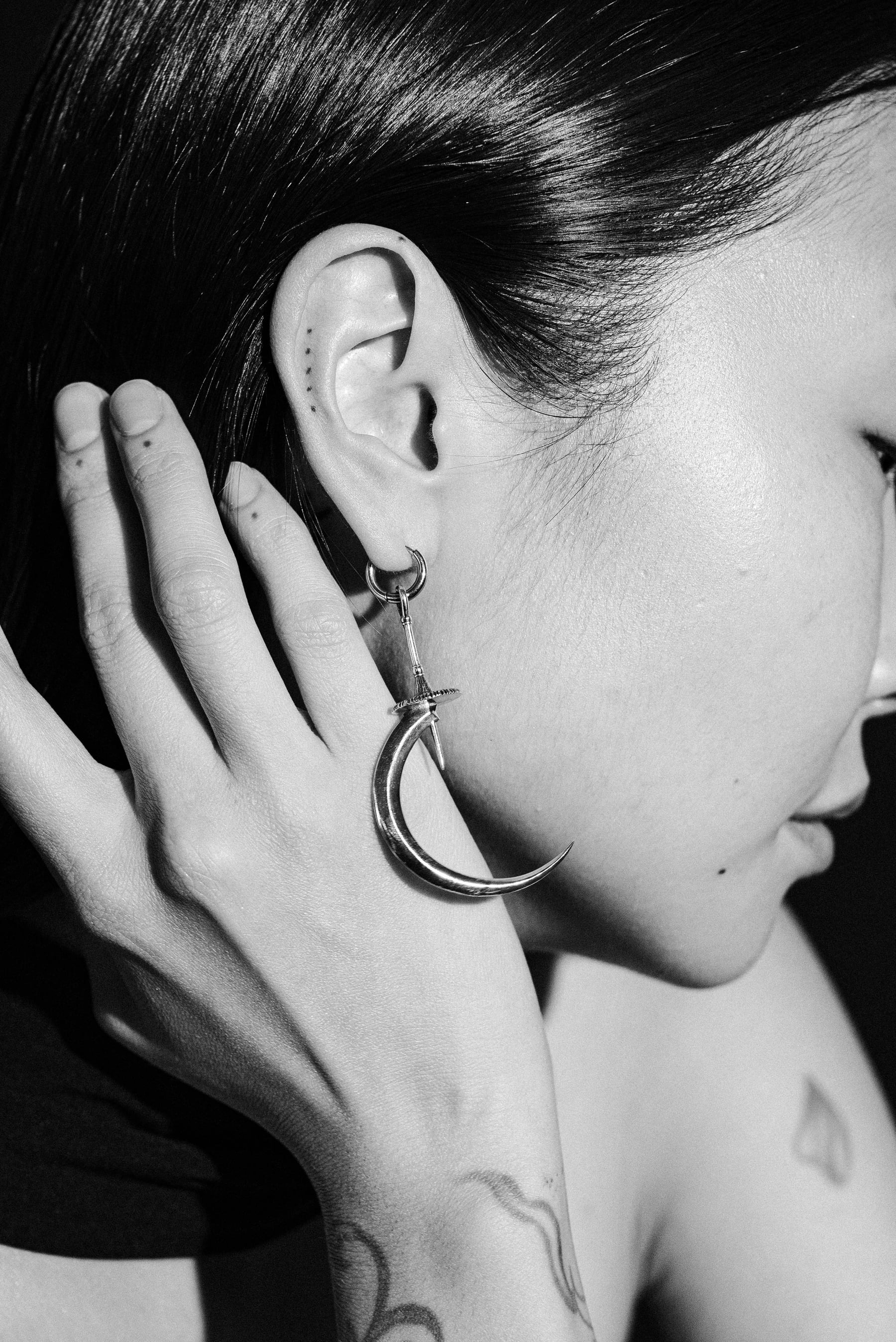 Sickle Earrings